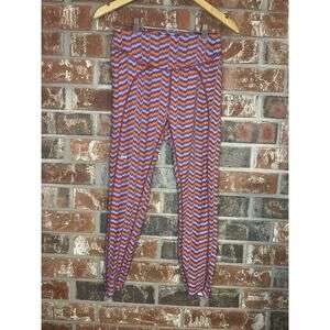 Janji Run Everywhere Womens Legging Sz Small Groundwork Knit Colorful Athleisure
